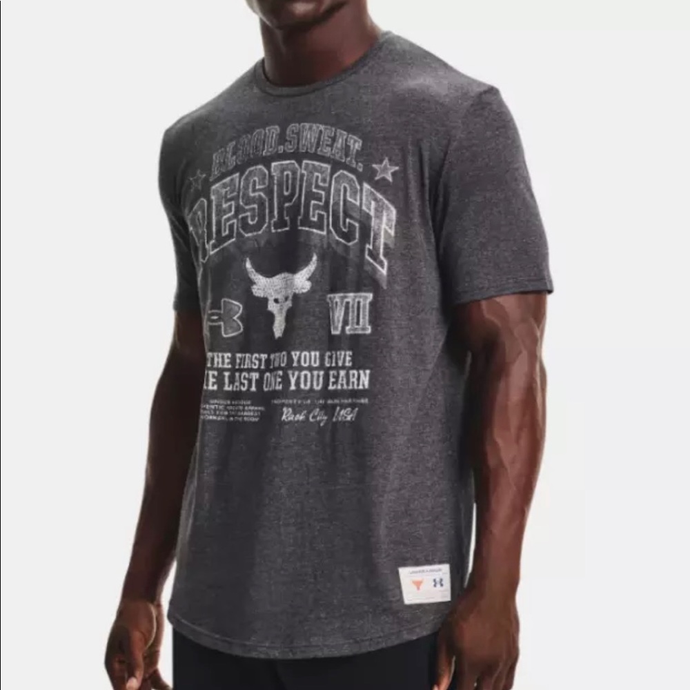 Mens Project Rock Gym Shirt